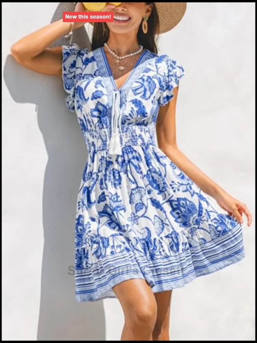 N/A boho floral